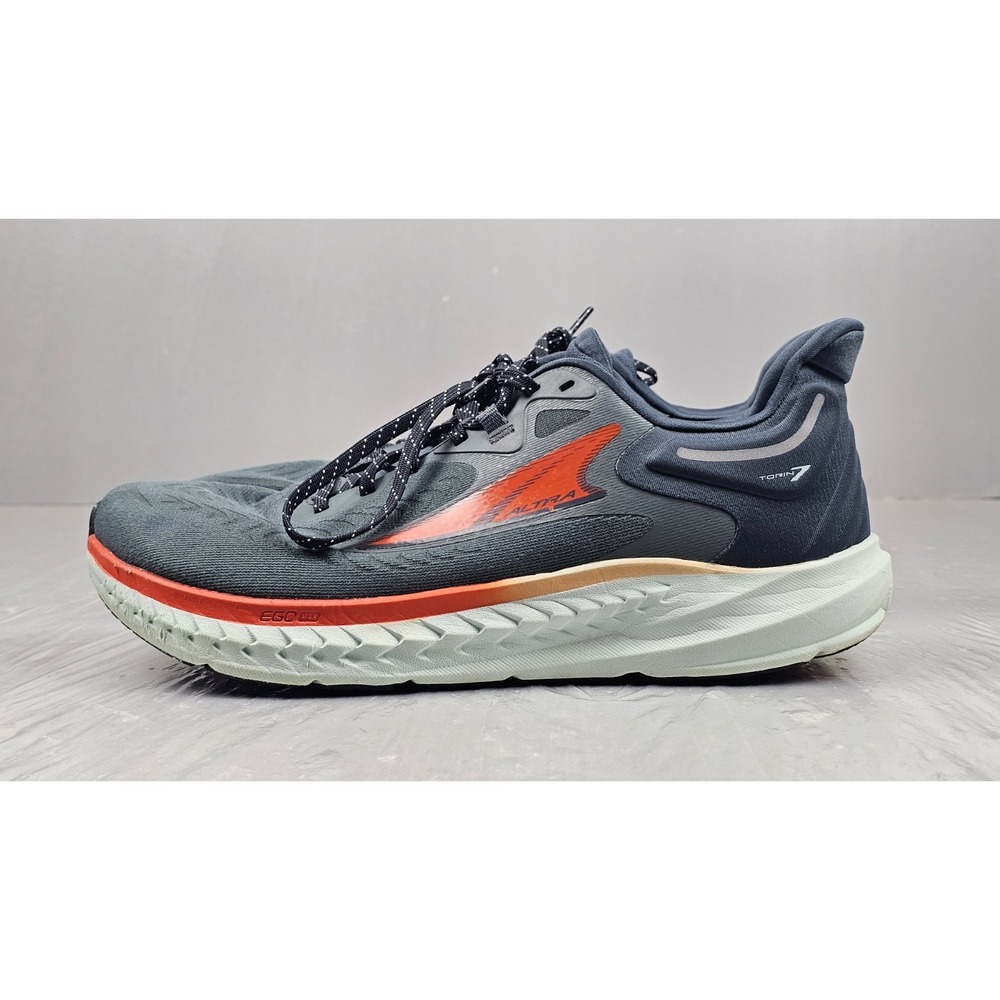 Altra Torin 7 Running Shoes Mens 11.5 Gray Orange Road Sneakers AL0A82C4221